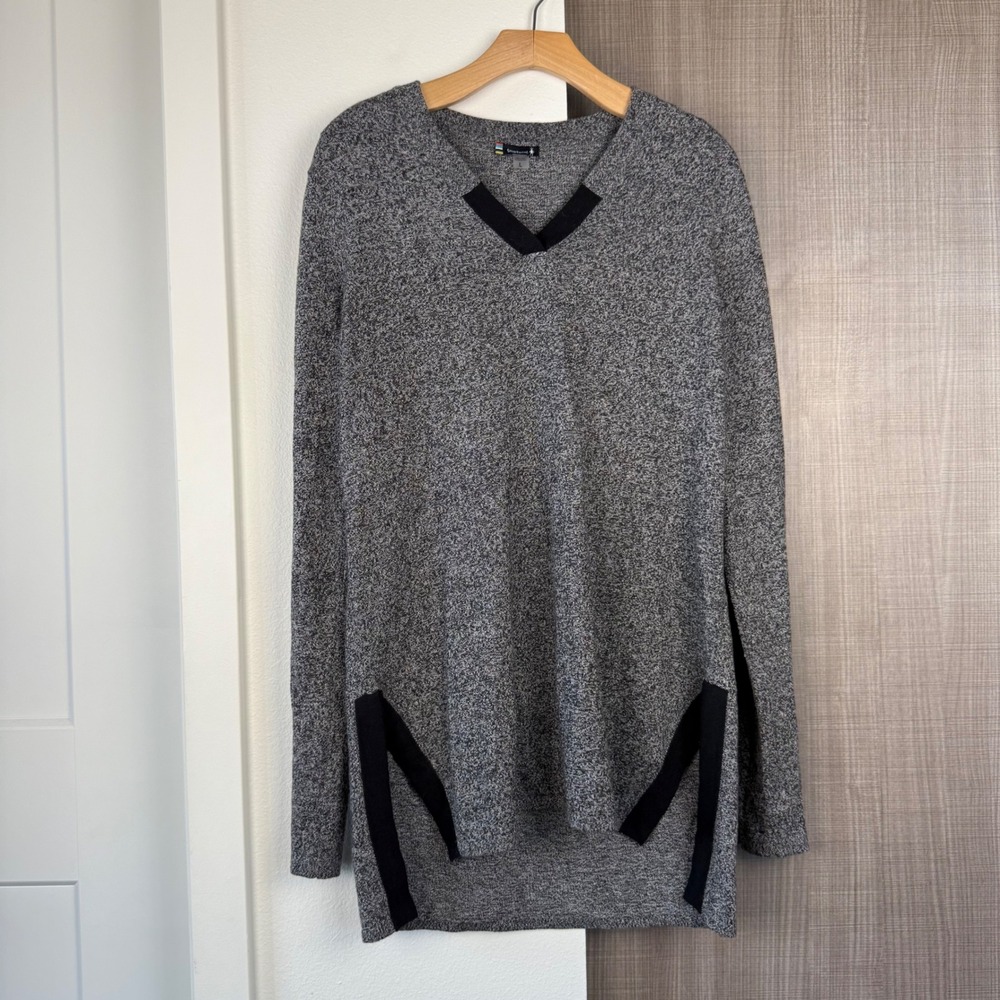 Smartwool Gray Shadow Pine Tunic Sweater - image 3